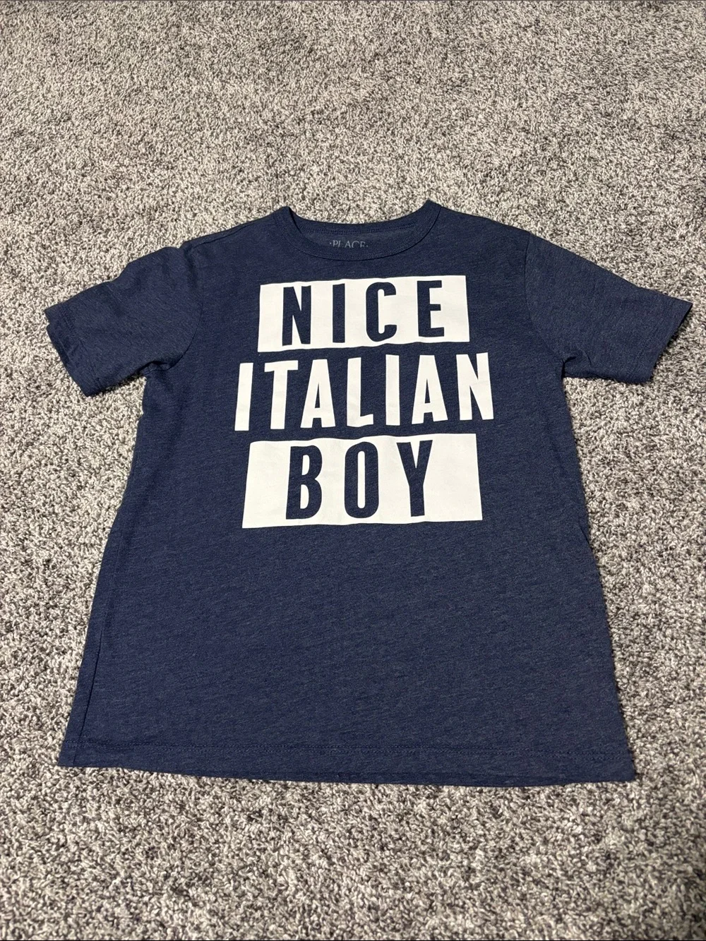 EUC Nice Italian Boy Graphic Tee  7/8